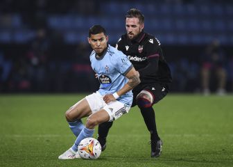 Orbelín Pineda recibe sus primeros minutos con el Celta