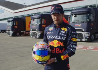 ¡Qué elegancia la de México! 'Checo' Pérez presentó su nuevo casco para la nueva temporada