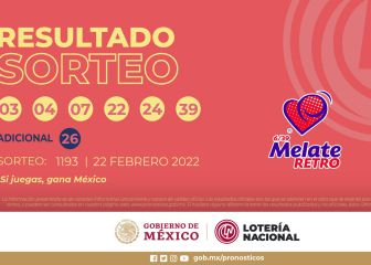 Boletos ganadores del Sorteo Melate Retro hoy martes 22 de febrero 2022