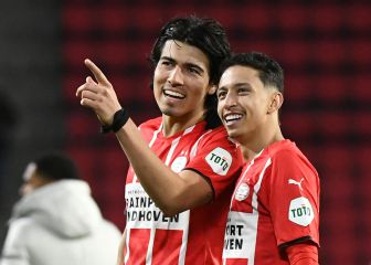 Erick Gutiérrez fue titular en la empate del PSV en la Conference League
