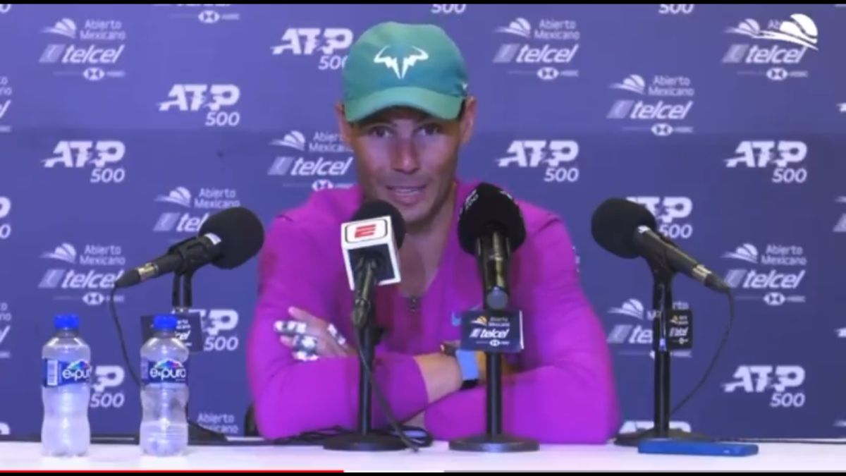 Nadal: “I find it incredible that at this point in the 21st century there is a war”