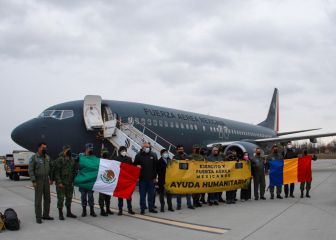 Llega avión de la Fuerza Aérea a Rumania para repatriar a mexicanos evacuados de Ucrania