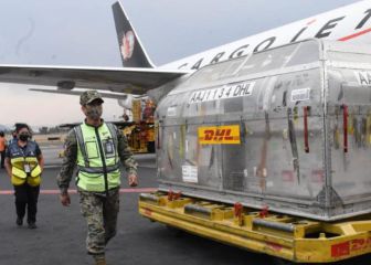 Llegan a México 14 millones de dosis de vacunas AstraZeneca