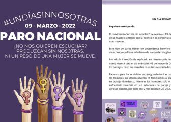 Brujas del Mar convocan a ‘Un Día Sin Mujeres’ para el 9 de marzo