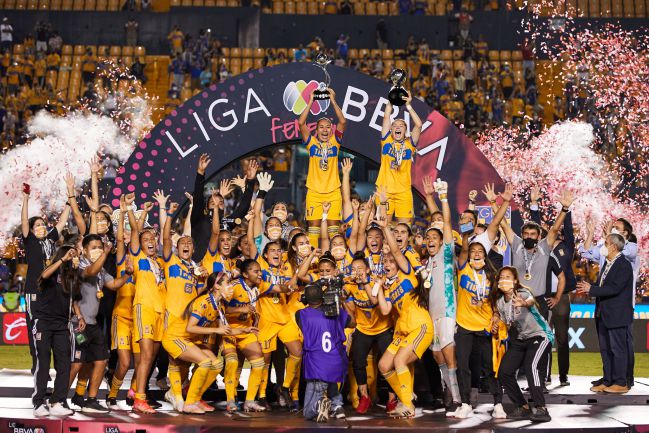 Tigres es el máximo ganador de la Liga MX Femenil, con cuatro títulos