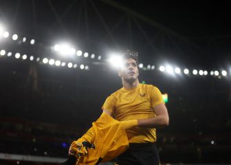 Raúl Jiménez tuvo discreta actuación en la derrota de los Wolves