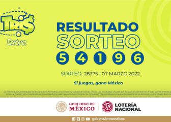 Cachitos ganadores del Sorteo Tris Extra hoy 7 de marzo 2022