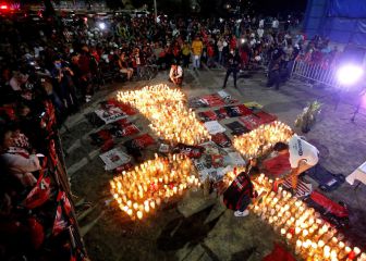 Afición se une para orar por lesionados y desaparecidos