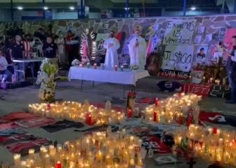 Pedir también por los agresores, la reflexión durante la misa afuera del Jalisco