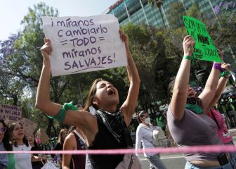 Así fue la marcha del Día de la Mujer en la Ciudad de México