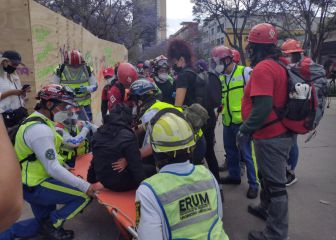 Dos mujeres heridas en marcha de la CDMX; ya reciben atención