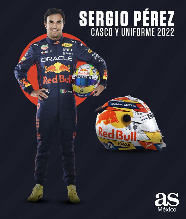 El uniforme y el casco que usará 'Checo' Pérez en la temporada 2021 de la Fórmula 1