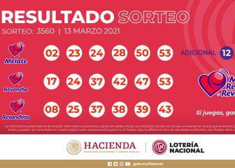 Ganadores del Sorteo Melate hoy 13 de marzo de 2022
