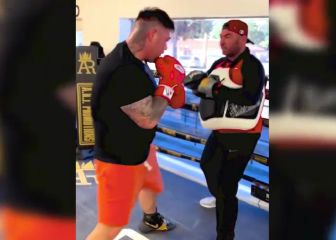 Andy Ruiz muestra su poder en entrenamiento
