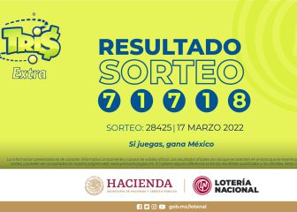 Cachitos ganadores del Sorteo Tris Extra hoy 17 de marzo 2022