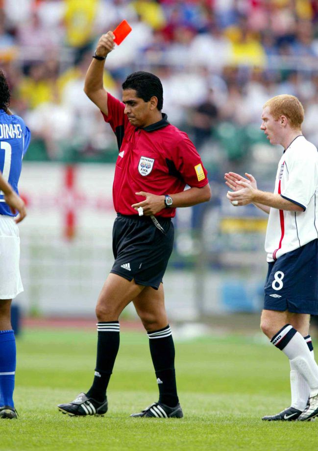 Felipe Ramos Rizo expulsó a Ronaldinho en Corea-Japón 2002