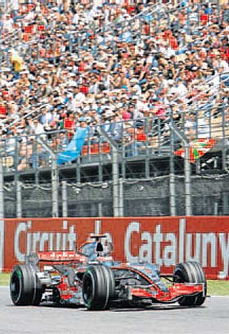 Despliegue histórico de T5 para el GP de España