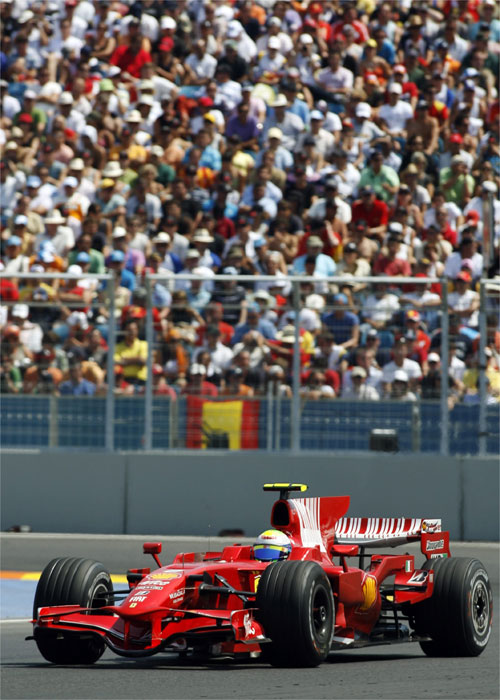 Massa, primer ganador en Valencia