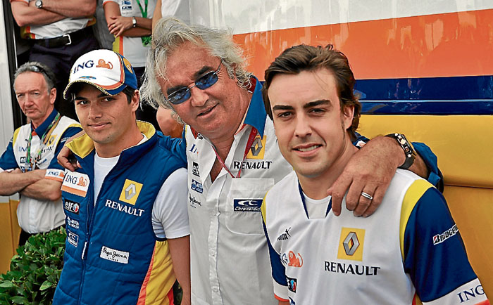 Alonso vapuleó a Piquet, su compañero debutante
