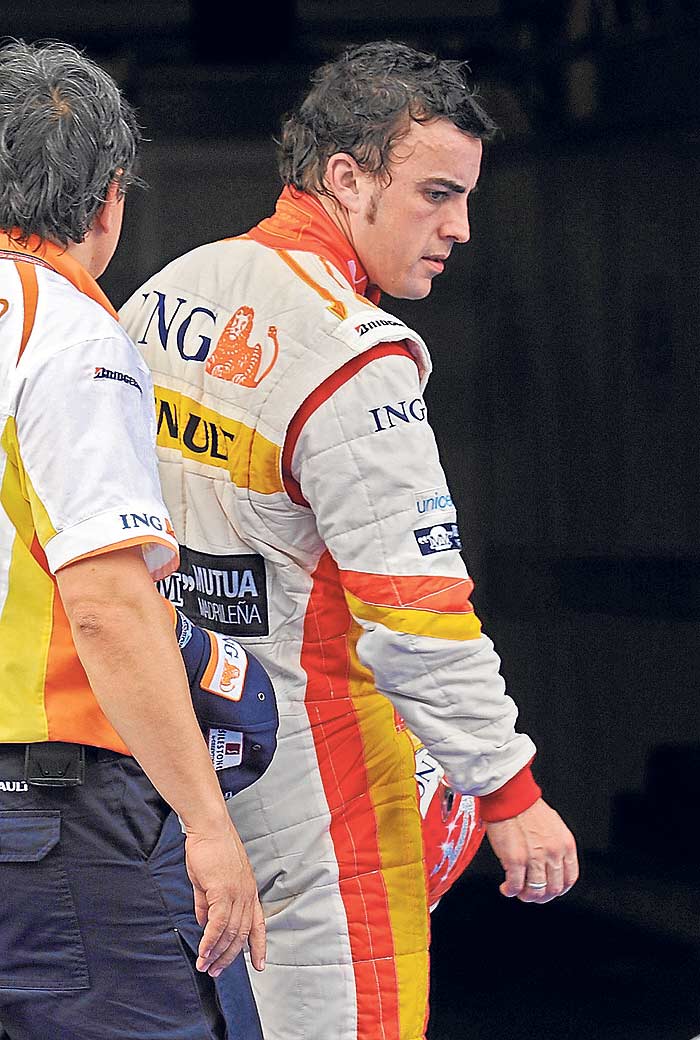 Fernando perdió 5,5 kg en Bahrain
