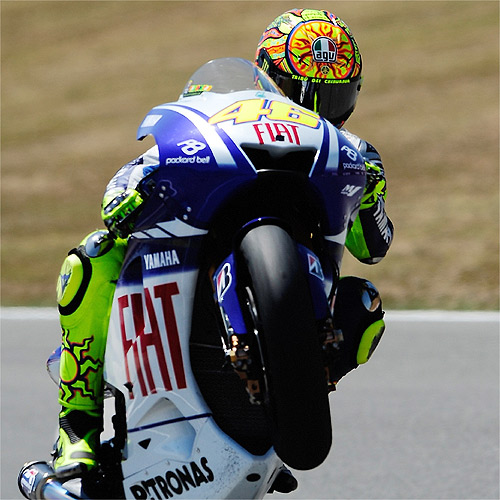 Rossi, el más rápido en los primeros entrenamientos libres
