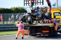Lotus culpa a Maldonado de su retirada en el GP de Bélgica