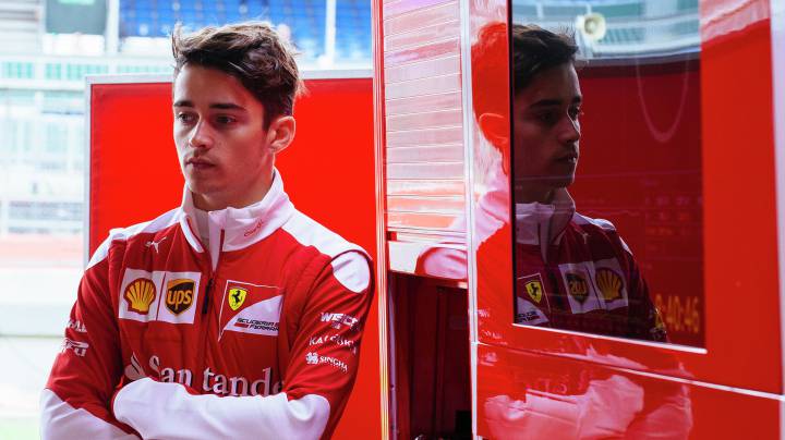 Los consejos de Bianchi ayudan a Leclerc a pilotar el Ferrari