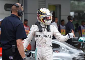 Hamilton consigue su octava pole en el GP de Malasia