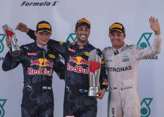 Hamilton row overshadows Ricciardo's Malaysia triumph