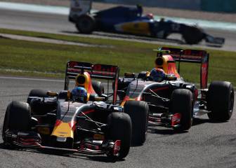 Red Bull alardea por la lucha entre Ricciardo y Verstappen