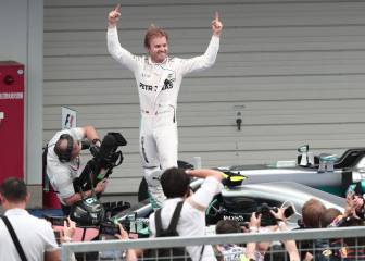 Rosberg stretches lead with win in Japan, Hamilton third