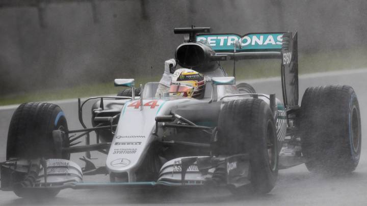 Resumen de la carrera del GP Brasil 2016 de F1 disputada en el circuito de Interlagos,13/11/2016, con victoria de Hamilton. Rosberg y Verstappen podio.