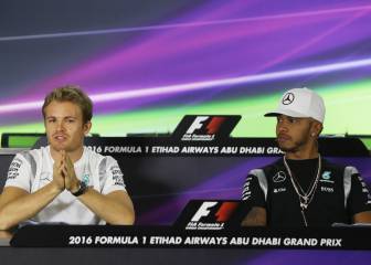 Hamilton presiona a Rosberg: sospecha de los mecánicos