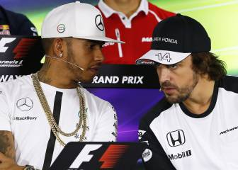 Guiño de Hamilton a Alonso: 