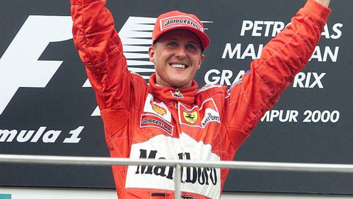 Michael Schumacher en su época triunfante con Ferrari.