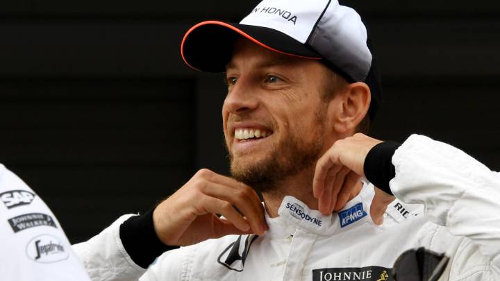 Jenson Button con los colores de McLaren Honda.
