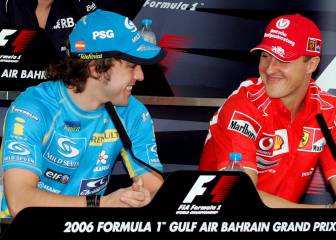 Fernando Alonso rinde homenaje a Schumacher: 