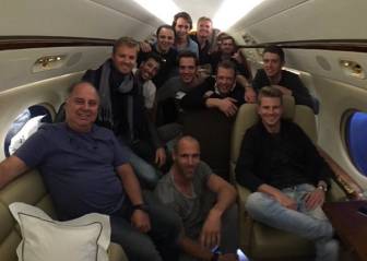 Hulkenberg echará de menos a Rosberg... por su avión privado