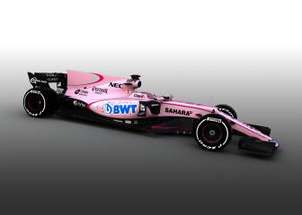 F1 team Force India reveal new pink livery for 2017 season car