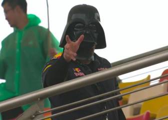 La F1 se aburre en China y se entretiene con... ¡Darth Vader!