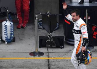El McLaren de Alonso se reseteó en la parrilla de China