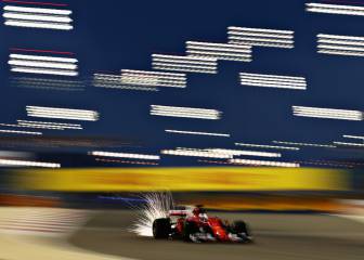 Checo fue el cuarto más rápido. Vettel manda con Mercedes