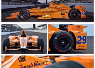 McLaren desvela el monoplaza de Alonso en las 500 Millas