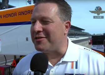 Zak Brown, en el test: 