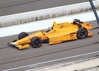 Alonso completa el 'rookie test' para las 500 Millas
