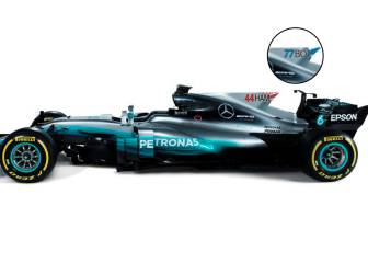 Así se verán número y nombre de los pilotos desde Barcelona