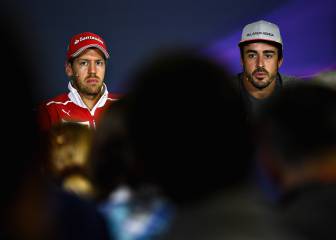 Vettel: “¿Alonso en Ferrari? Yo no firmo los contratos”