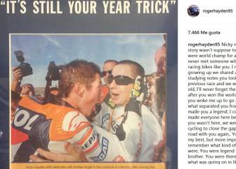 La emotiva carta de Roger, el hermano pequeño de Hayden