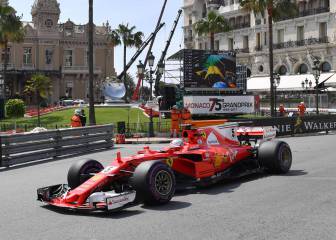 Vettel y Ferrari meten miedo en Mónaco y Carlos Sainz asombra