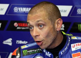Rossi, hospitalizado tras sufrir un accidente haciendo motocross